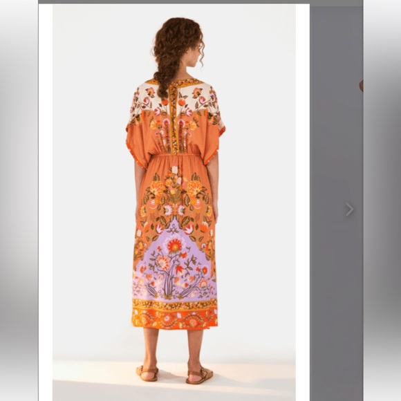 Farm Rio dress Natureza Romântica Size S - Picture 4 of 7